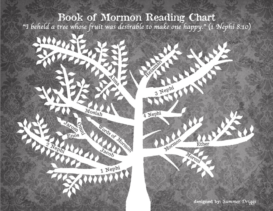 Book Of Mormon Reading Chart Kids